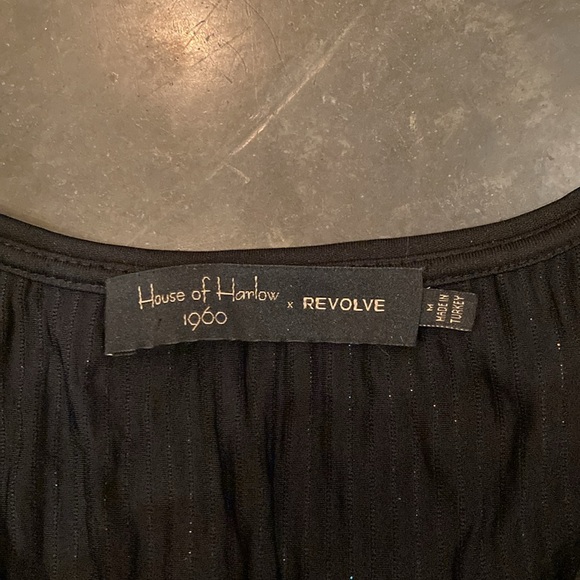 House of Harlow x Revolve sparkly tshirt top - Picture 2 of 3